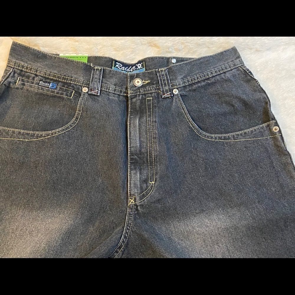 🎁 Men Raider infamous brand Jeans Size: W:34 L 32 - Picture 7 of 7